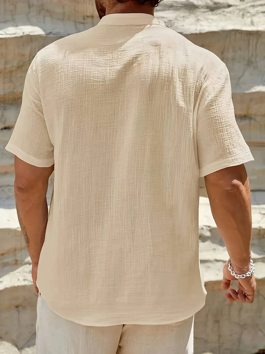 Noah | Chemise Estivale à Col Haut