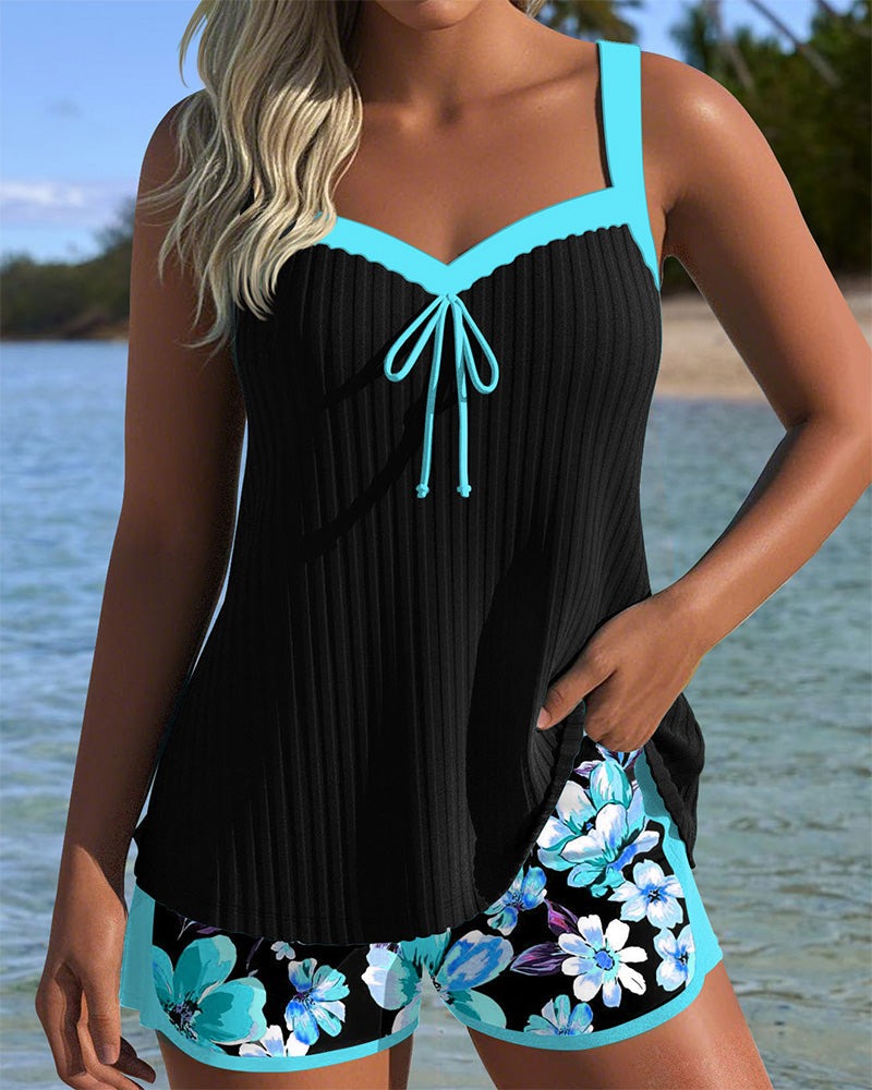 Mariz | Tankini élégant à imprimé floral
