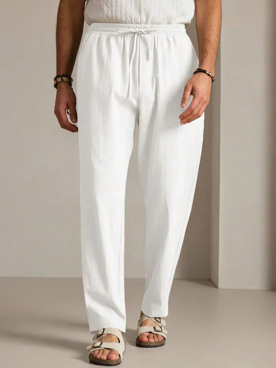 Léon | Pantalon d'Été de Luxe en Coton