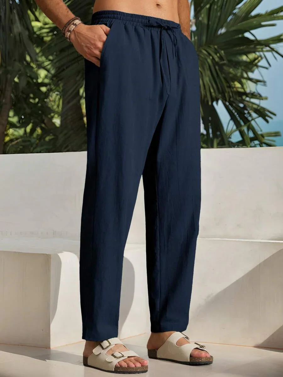 Léon | Pantalon d'Été de Luxe en Coton