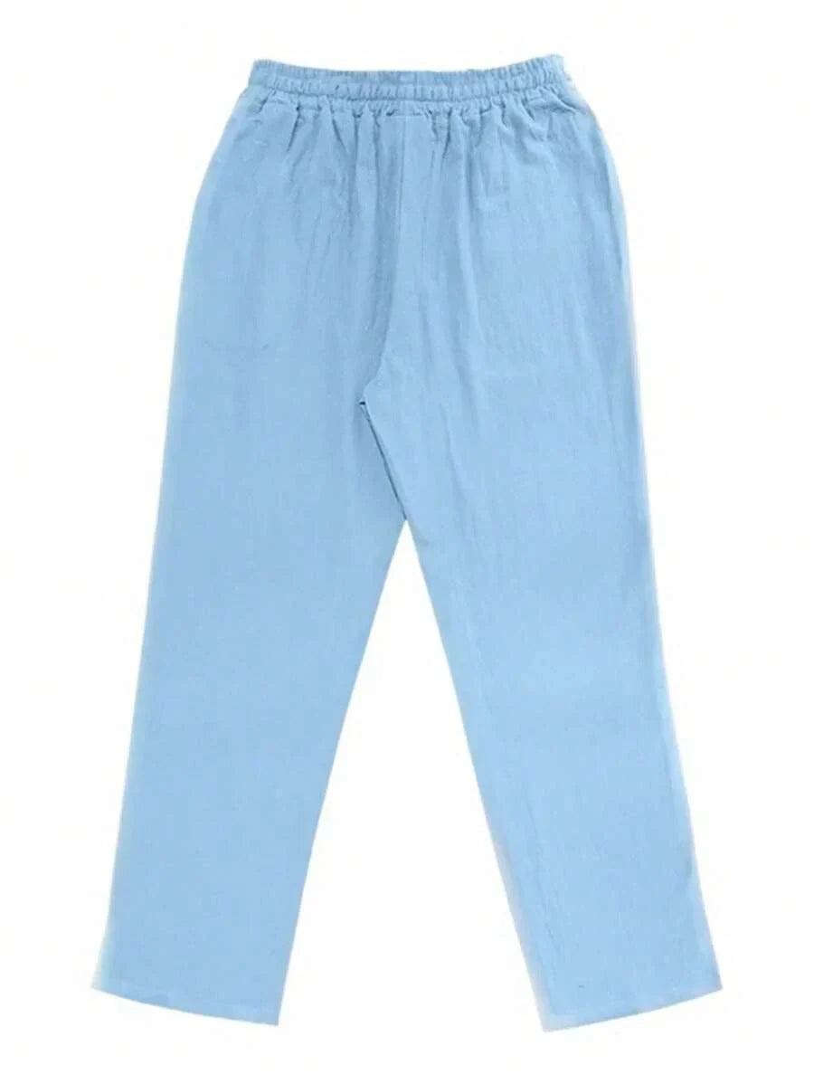 Mathis | Pantalon Lin Respirant Poches Profondes