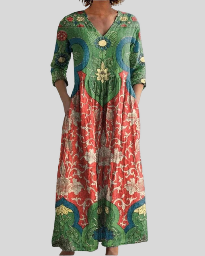 Renate | Une robe bohème à l'élégance intemporelle