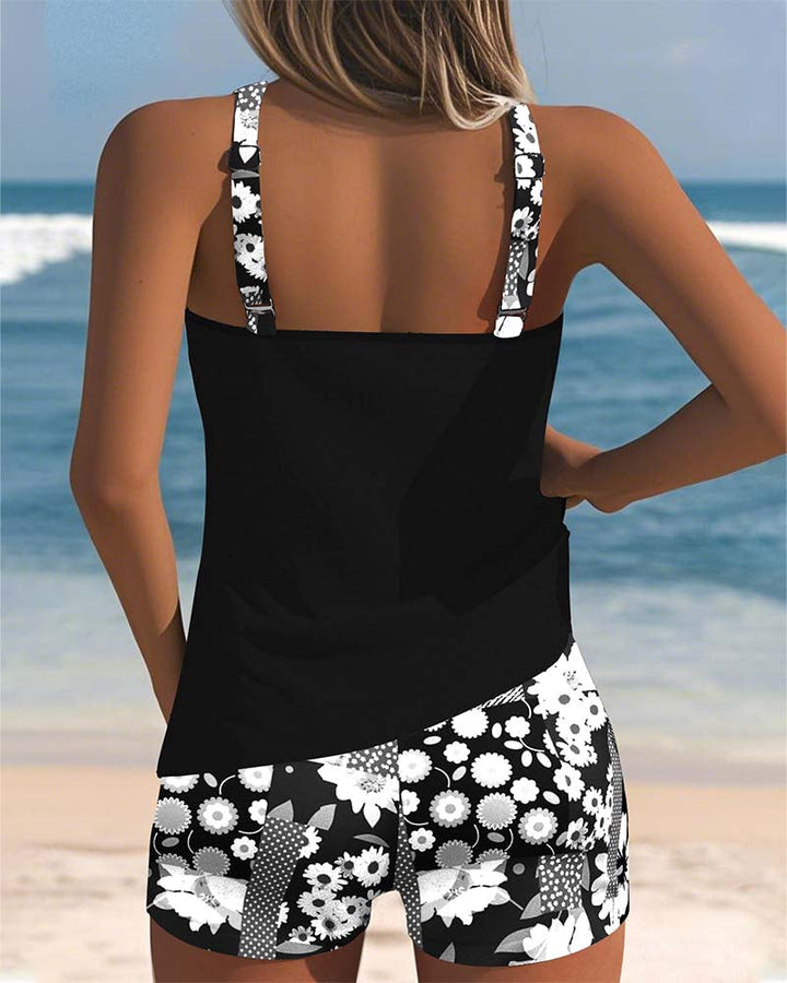 Sabrina | Tankini élégant avec jupe intégrée