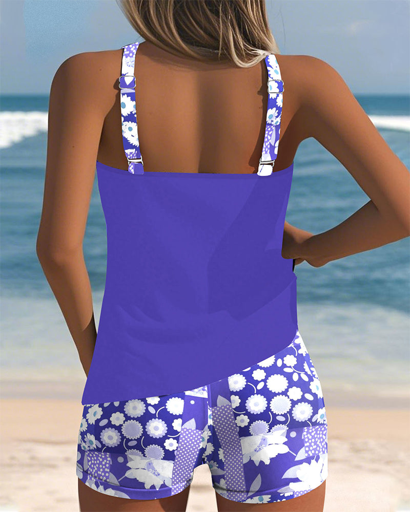 Sabrina | Tankini élégant avec jupe intégrée