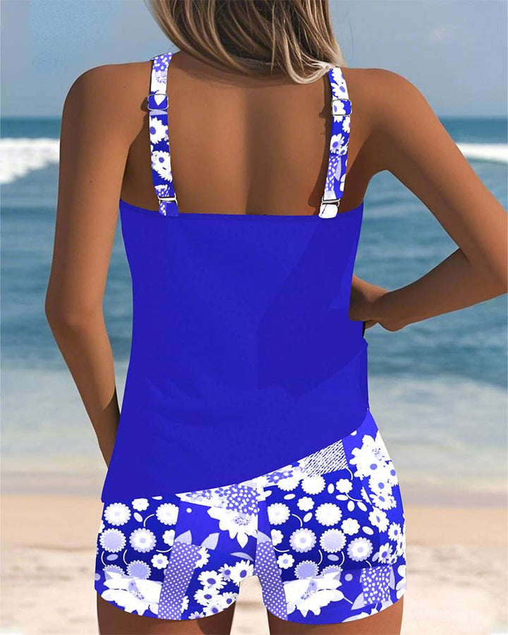 Sabrina | Tankini élégant avec jupe intégrée
