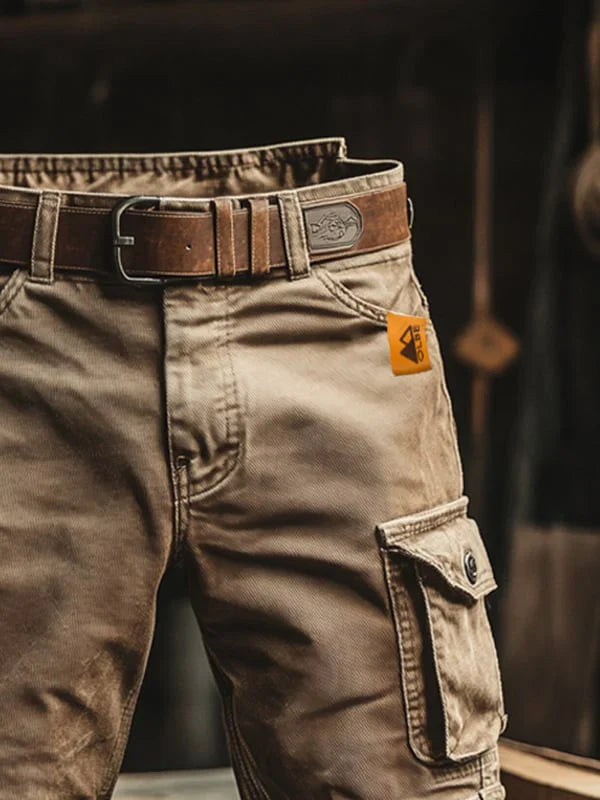 Noel | Short Cargo Rétro Multi-Poches