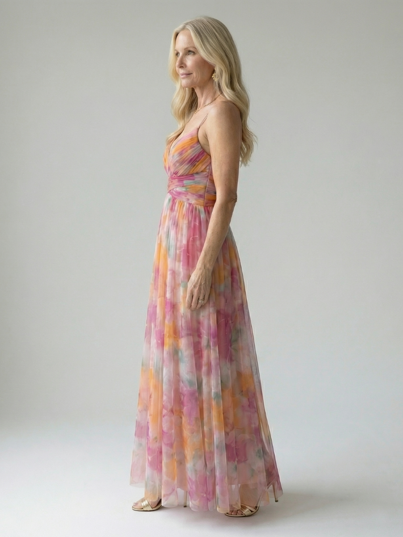 Isel | Robe maxi portefeuille légère et élégante