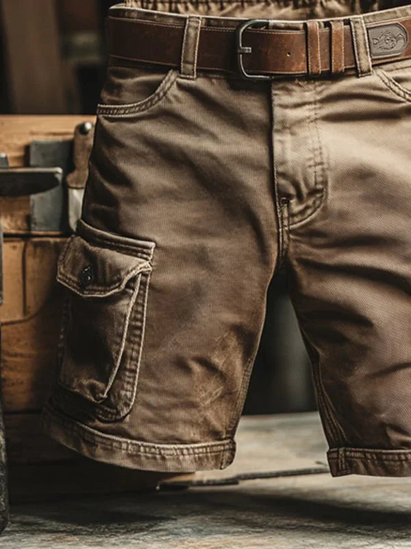 Noel | Short Cargo Rétro Multi-Poches