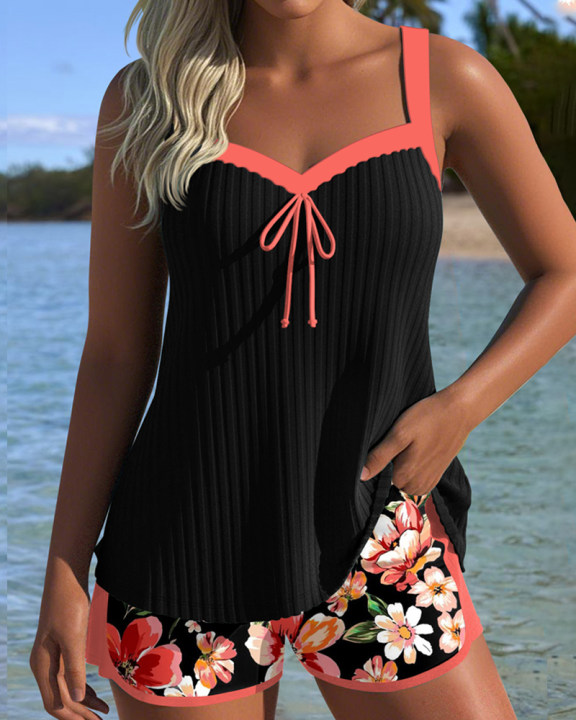 Mariz | Tankini élégant à imprimé floral