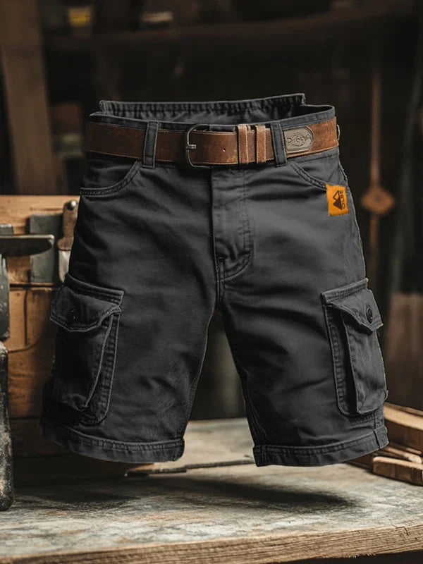 Noel | Short Cargo Rétro Multi-Poches