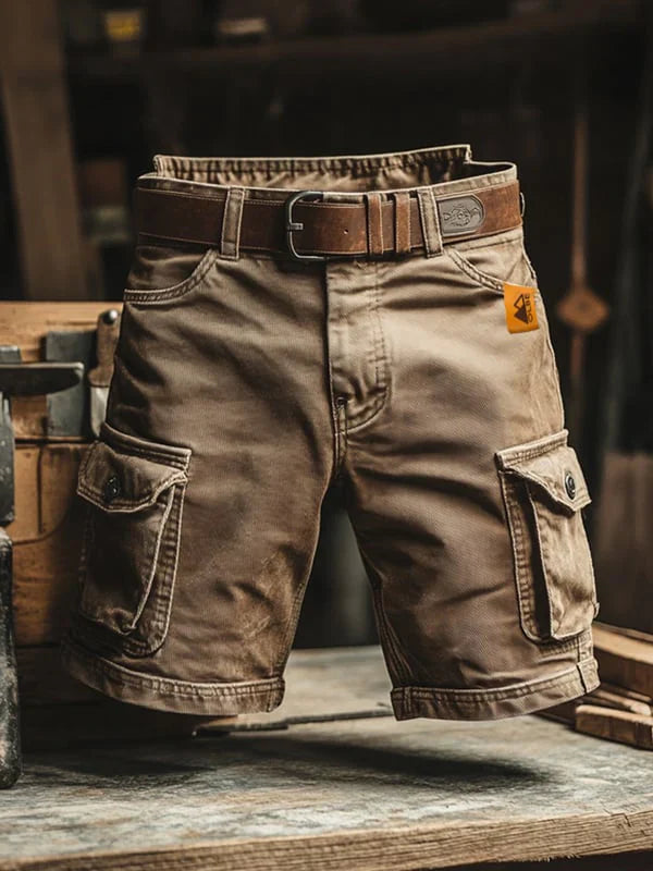 Noel | Short Cargo Rétro Multi-Poches