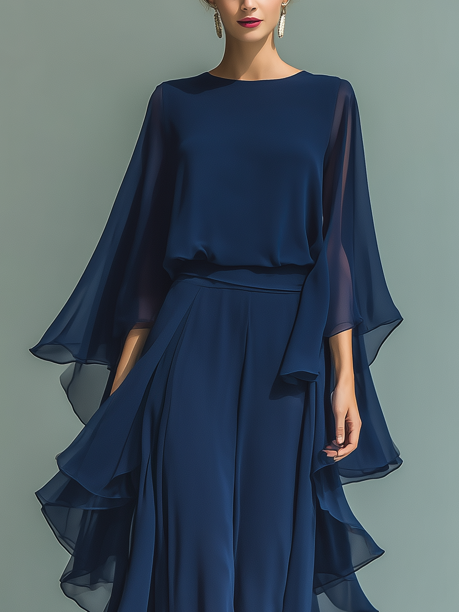 Cato | Ensemble élégant en mousseline au style raffiné