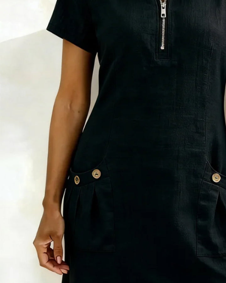 Lacy | Robe Coton-Lin Coupe A