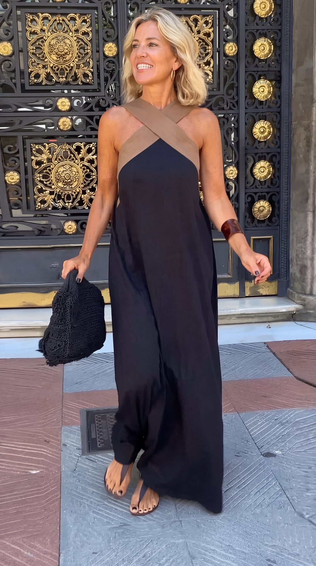 Delphine | Robe élégante à coupe portefeuille