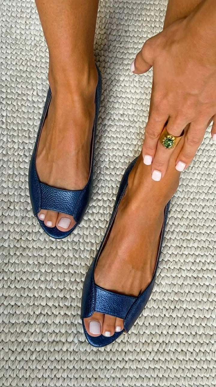 Thérèse | Sandales Dorées Confort Chic