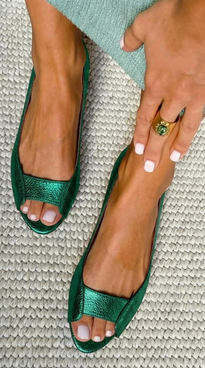 Thérèse | Sandales Dorées Confort Chic