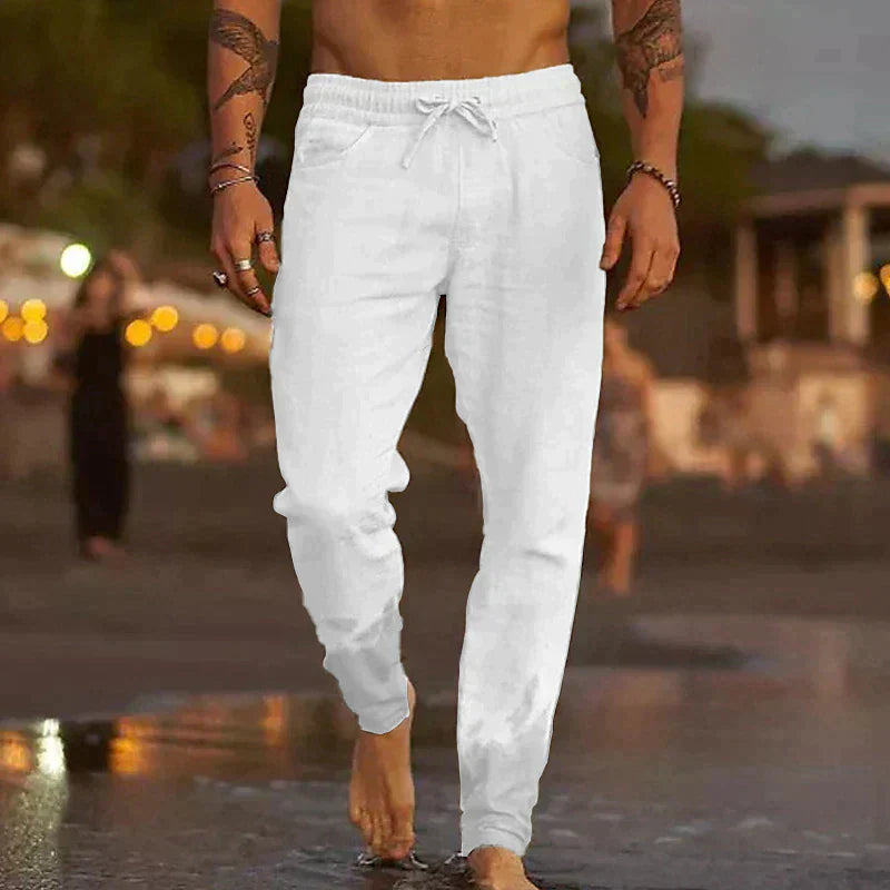 Matteo | Pantalon de plage en lin
