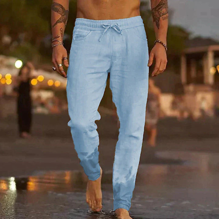 Matteo | Pantalon de plage en lin