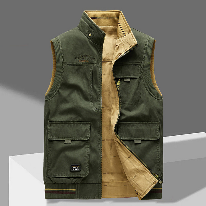 Frenky | Gilet Cargo Élégant