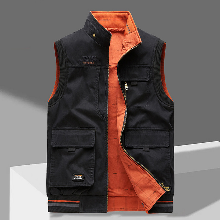 Frenky | Gilet Cargo Élégant