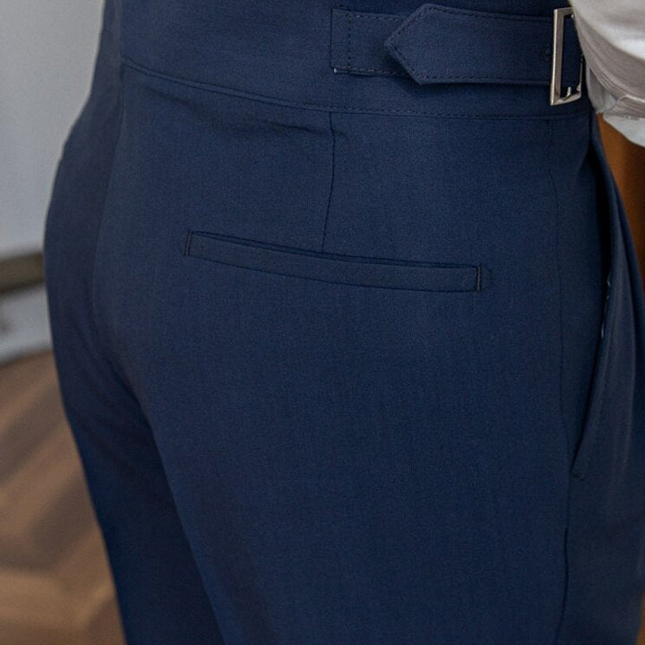 Cédric | Pantalon fluide taille haute élégant