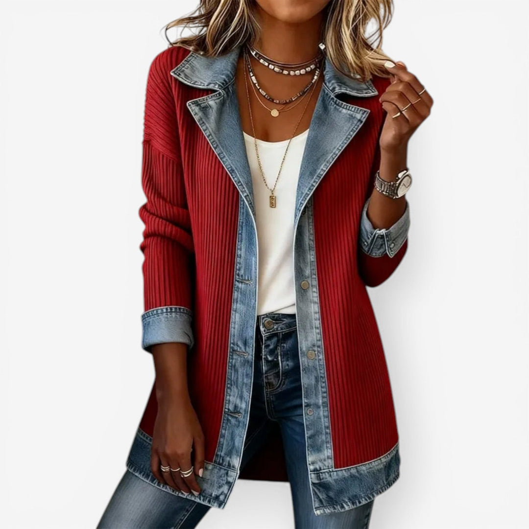 Emiliy | Veste élégante à effet superposé