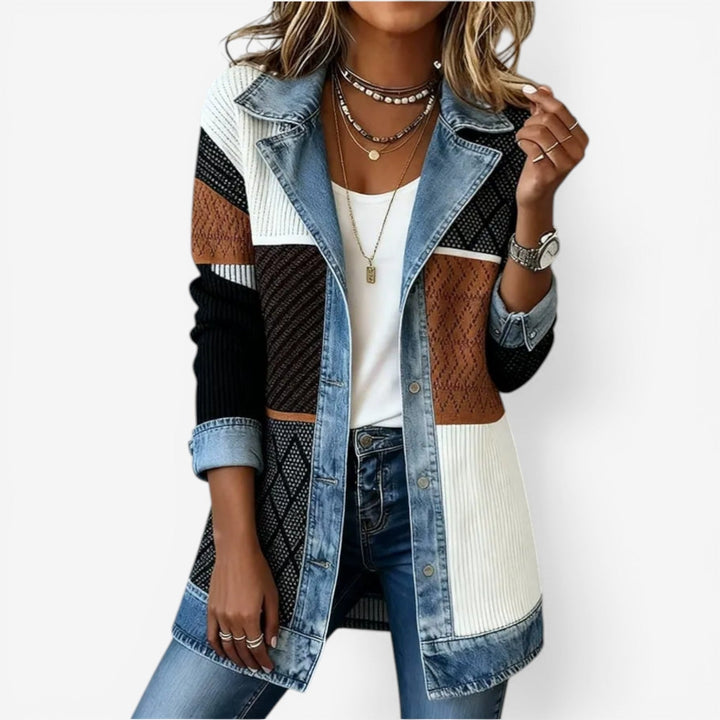 Emiliy | Veste élégante à effet superposé