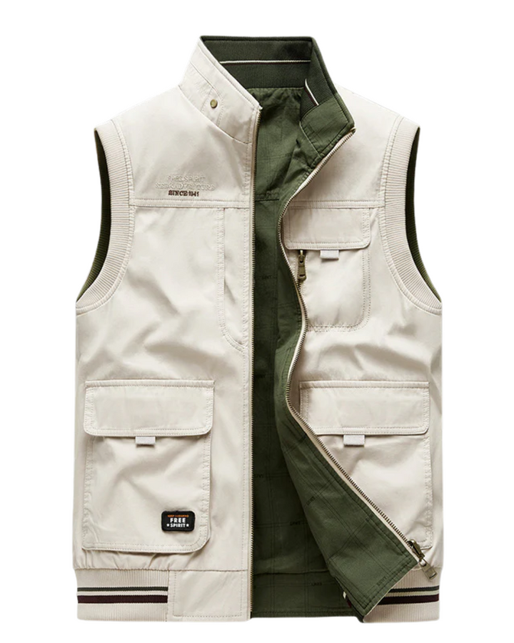 Frenky | Gilet Cargo Élégant