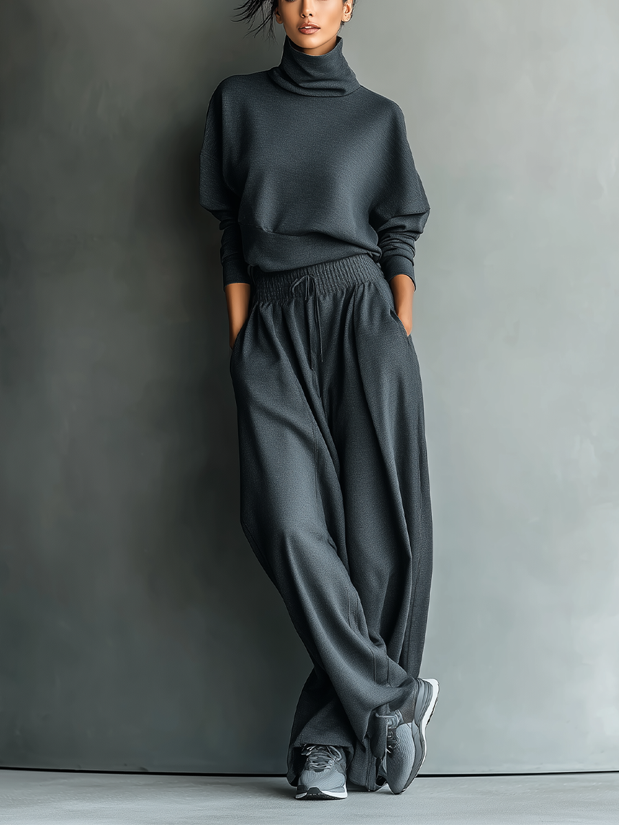 Bernadette | Ensemble Tricot Pantalon Large