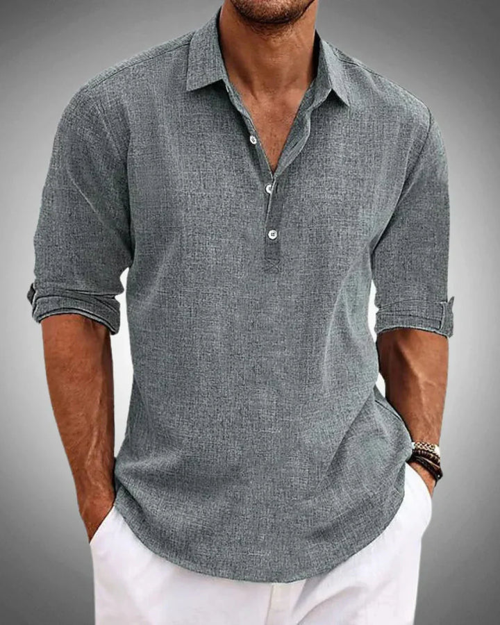 Alex | Chemise en Coton Manches Courtes