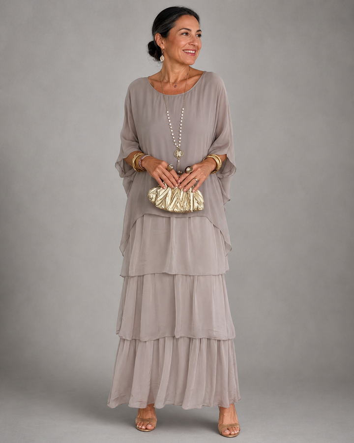 Naomi | Robe Longue Fluide Élégante