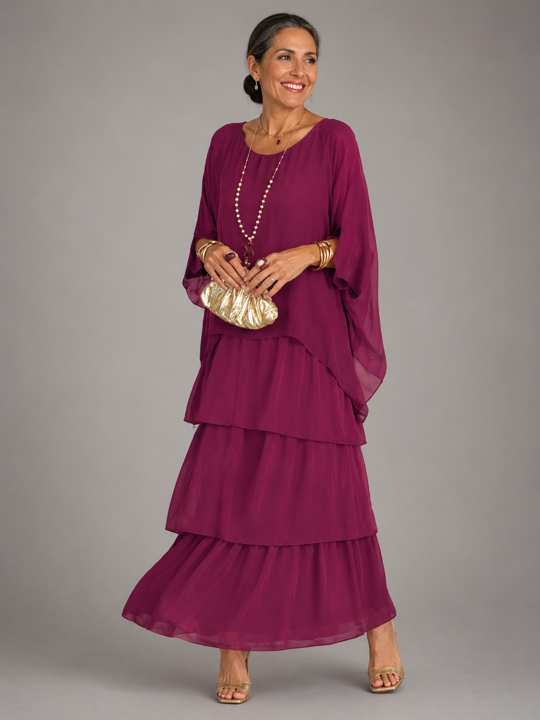 Naomi | Robe Longue Fluide Élégante