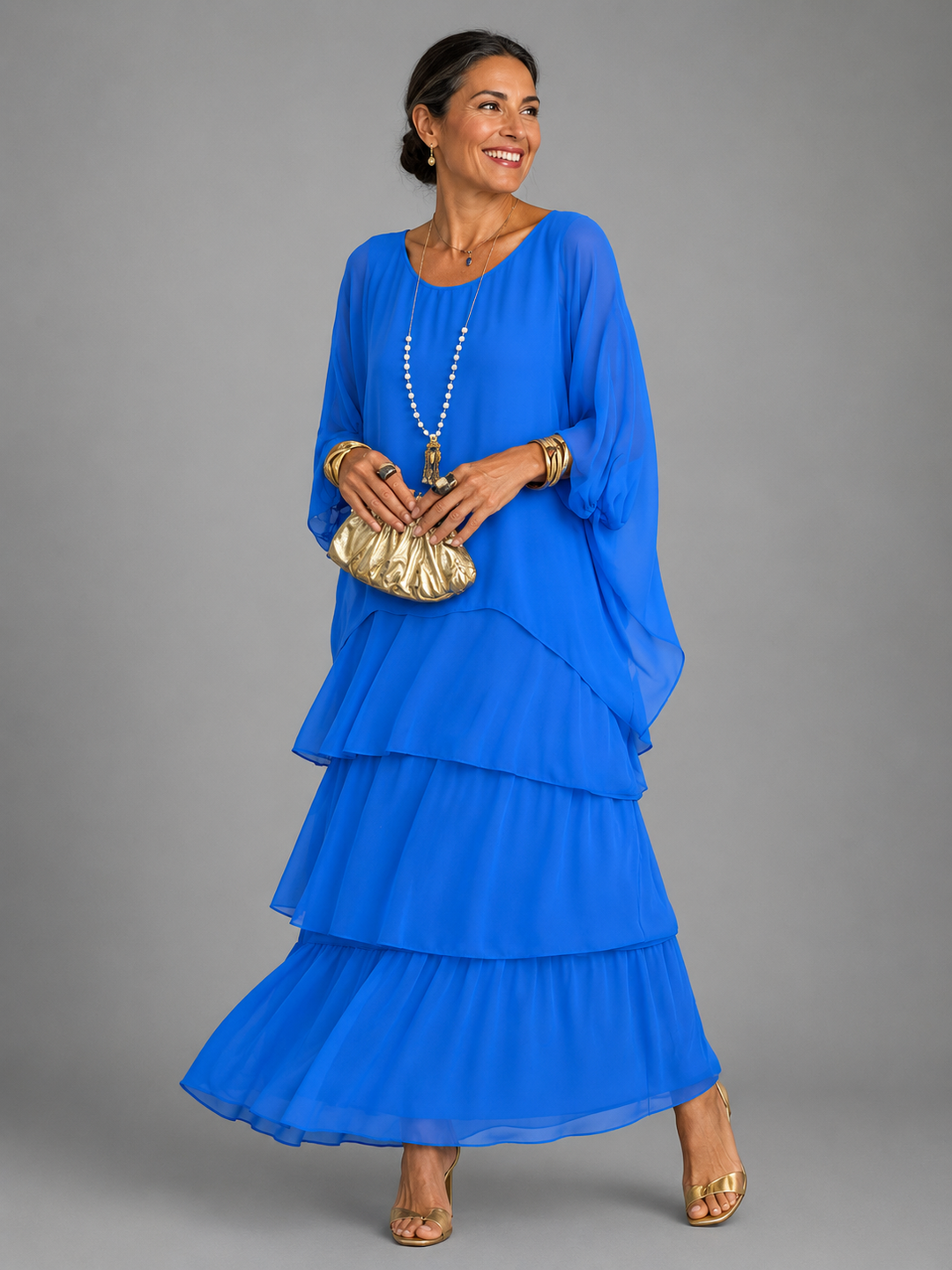 Naomi | Robe Longue Fluide Élégante