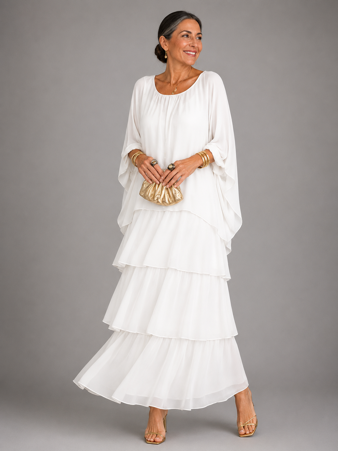 Naomi | Robe Longue Fluide Élégante