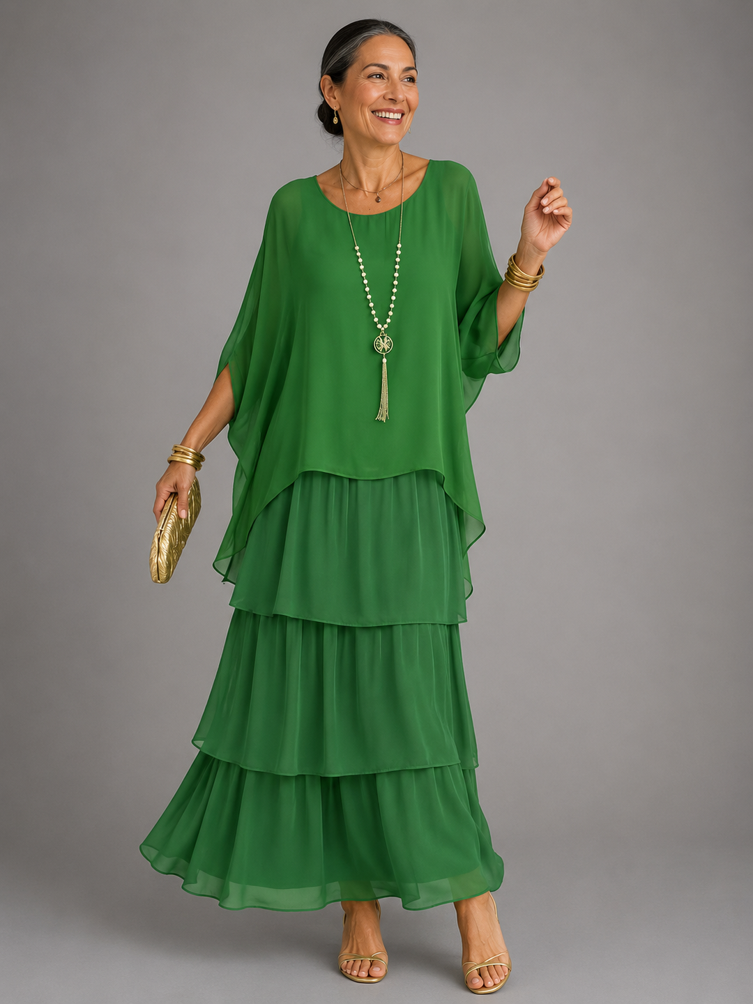 Naomi | Robe Longue Fluide Élégante