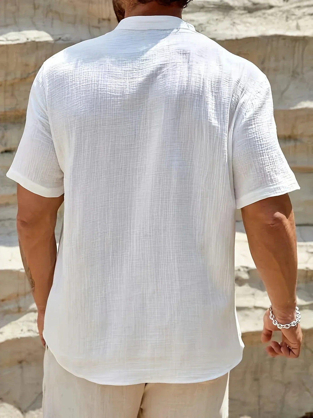 Noah | Chemise Estivale à Col Haut