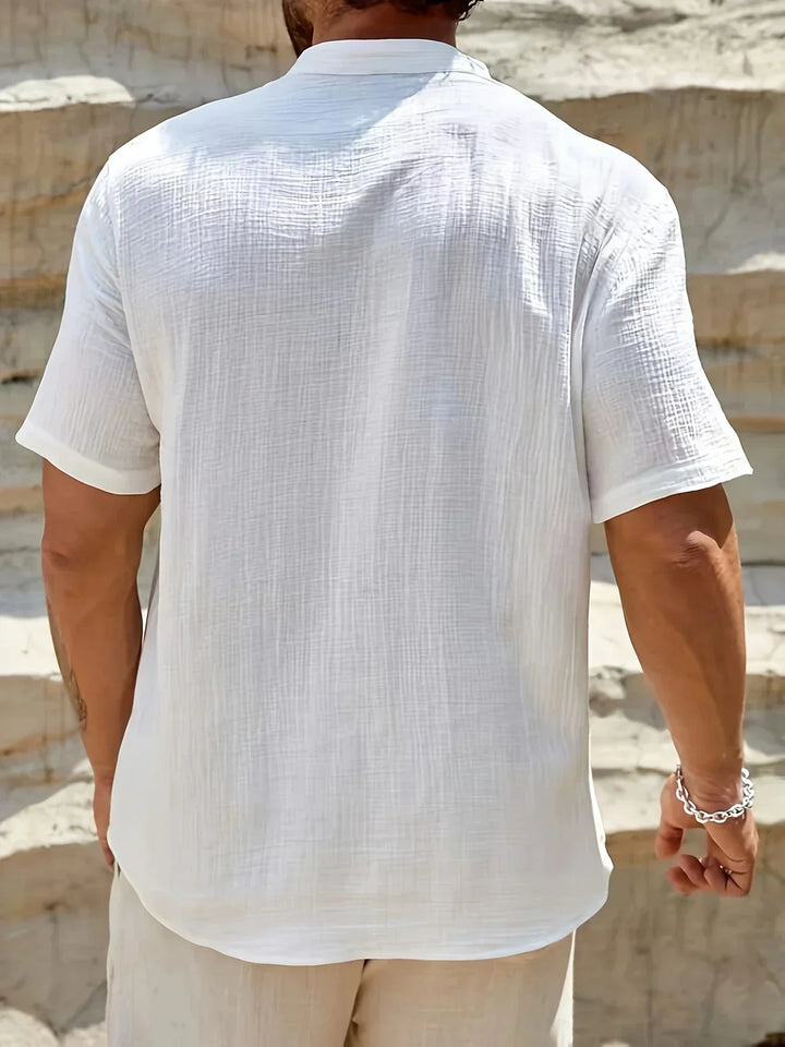 Noah | Chemise Estivale à Col Haut