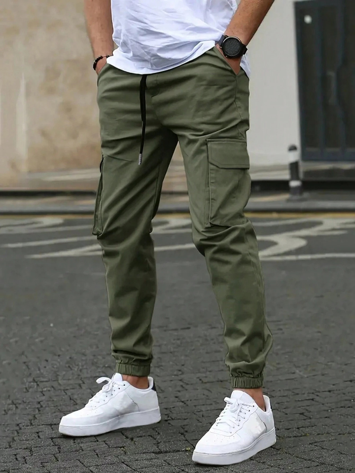 Didier | Pantalon Cargo Jogger Élastique Confort