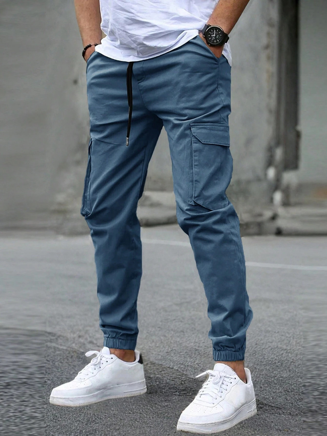 Didier | Pantalon Cargo Jogger Élastique Confort