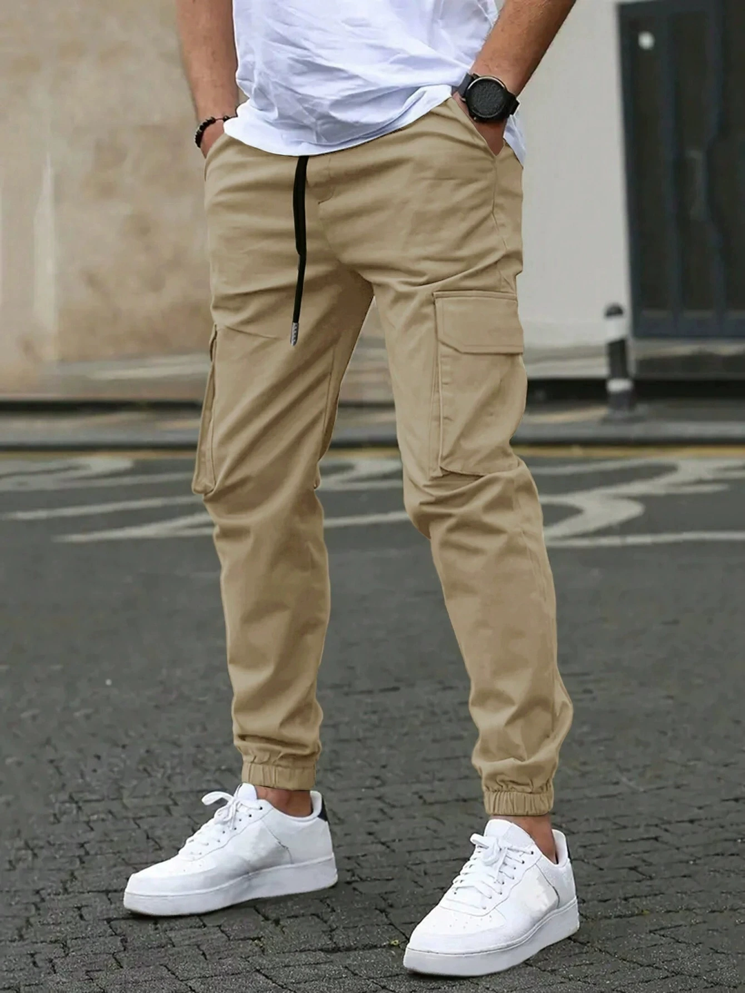 Didier | Pantalon Cargo Jogger Élastique Confort