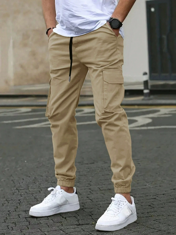 Adrien | Jogger Cargo Souple Style Moderne