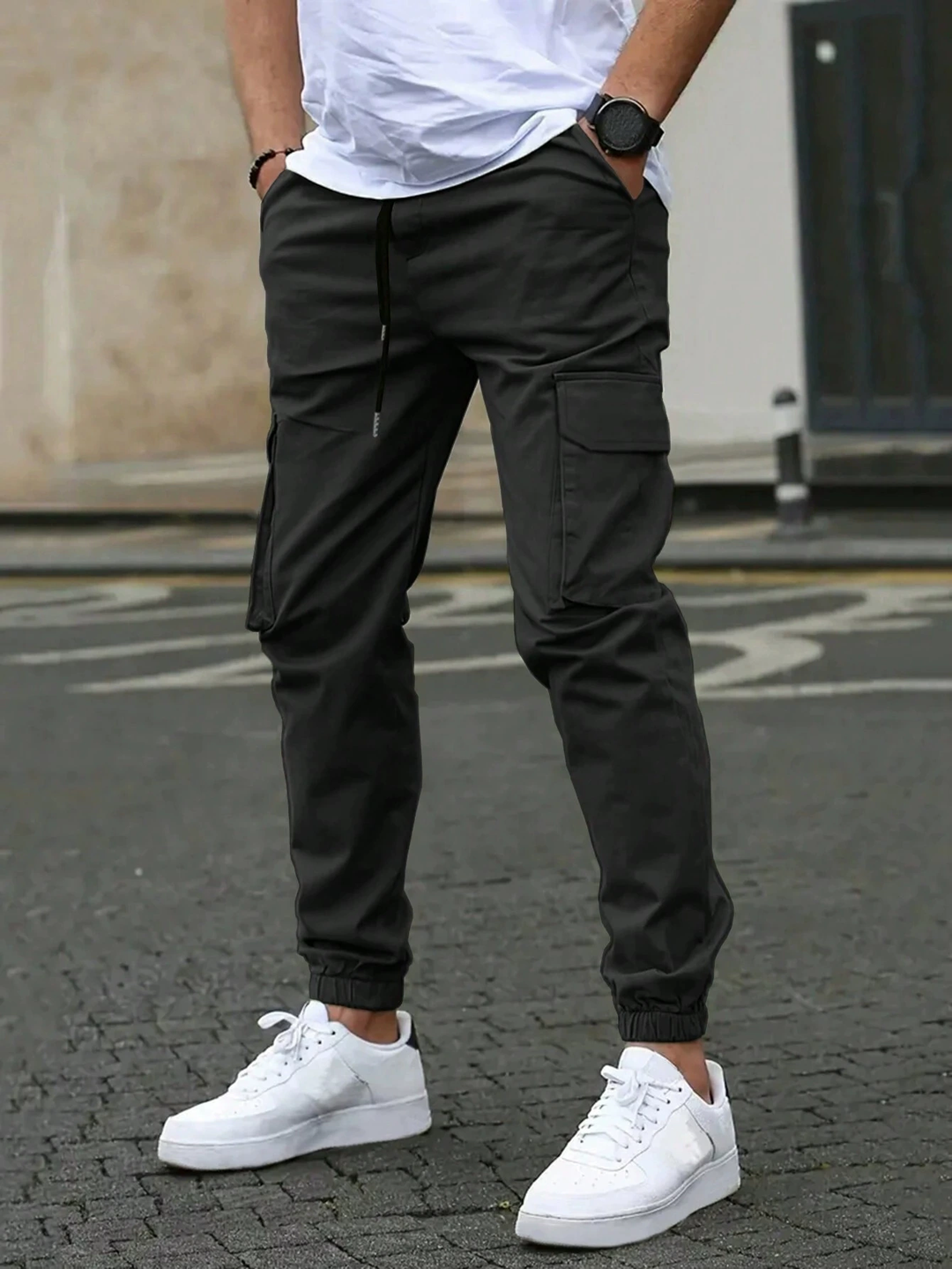 Didier | Pantalon Cargo Jogger Élastique Confort