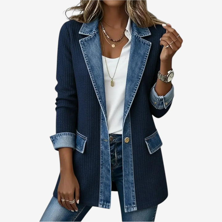Emiliy | Veste élégante à effet superposé