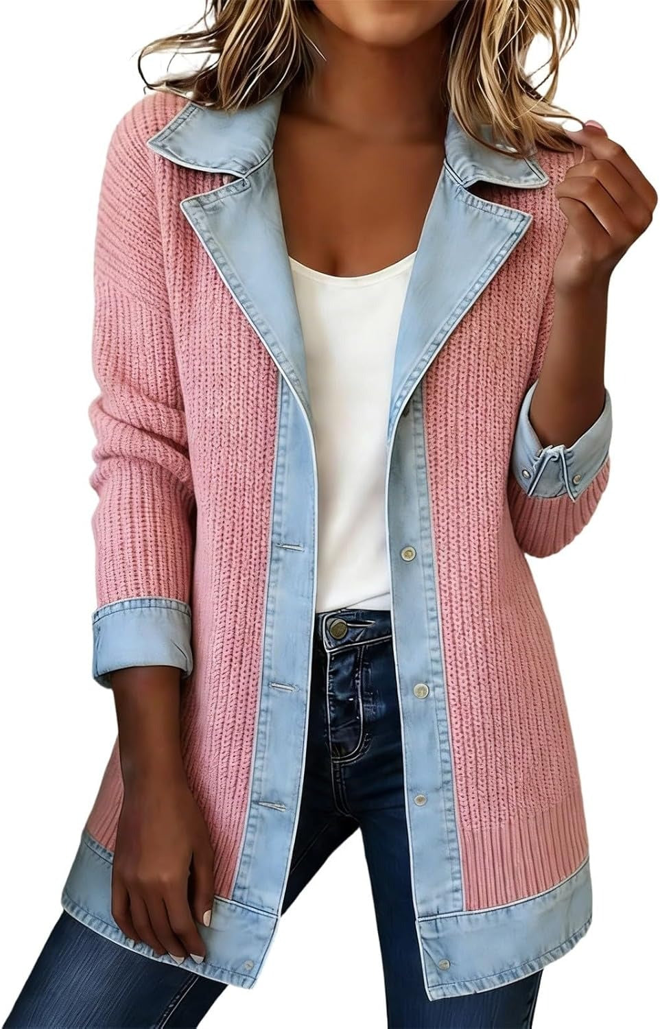 Emiliy | Veste élégante à effet superposé
