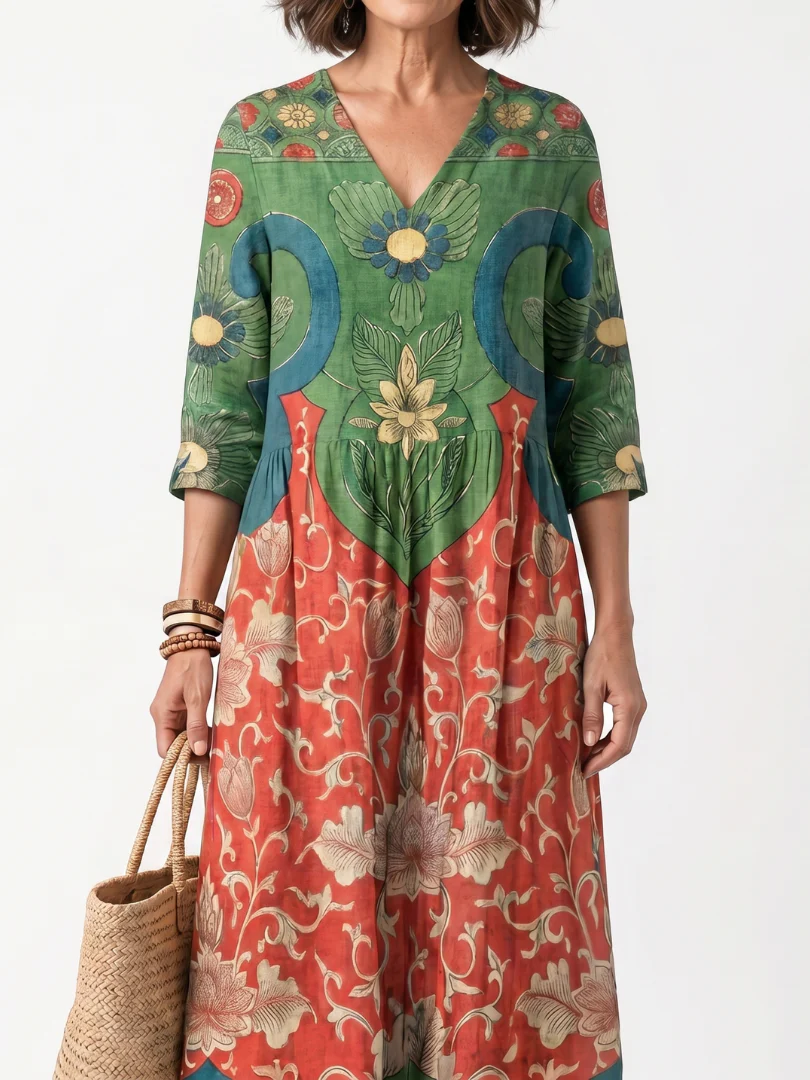 Renate | Une robe bohème à l'élégance intemporelle
