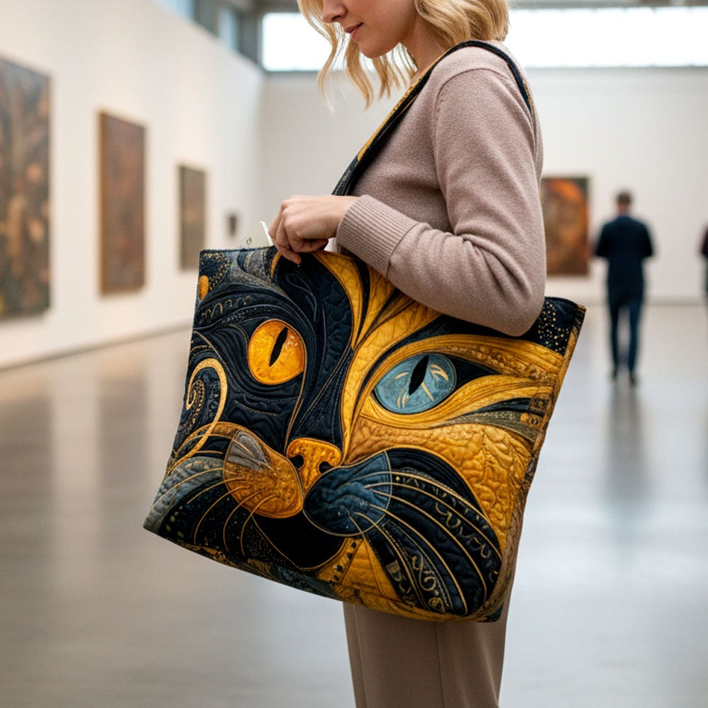Felina | Handgefertigte Tasche mit künstlerischem Katzenmotiv