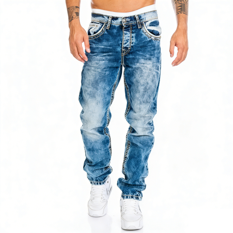 Kane | Jean Streetwear Coupe Droite Vintage