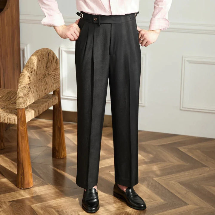 Cédric | Pantalon fluide taille haute élégant