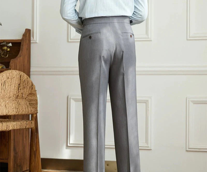 Cédric | Pantalon fluide taille haute élégant