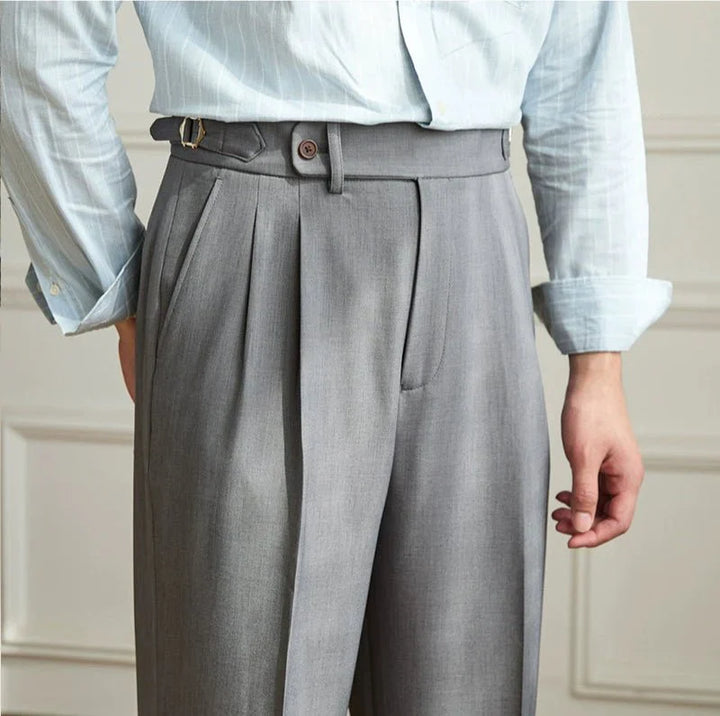 Cédric | Pantalon fluide taille haute élégant